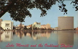 Lake Merritt and the Oakland Skyline California Postcard Postcard Postcard