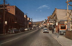 Main Street, Looking North Liberty, NY Postcard Postcard Postcard