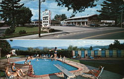 Art Devlin's Olympic Motor Inn Postcard