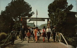 Frontierland Entrance Postcard