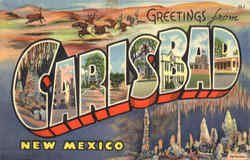 Greetings From Carlsbad New Mexico Postcard Postcard