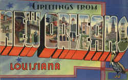 Greetings From New Orleans Louisiana Postcard Postcard