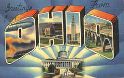 Greetings From Ohio Postcard Postcard