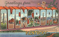 Greetings From Owensboro Postcard