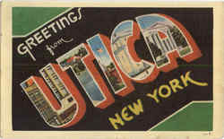 Greetings From Utica New York Postcard Postcard