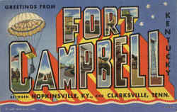 Greetings From Fort Campbell Kentucky Postcard Postcard