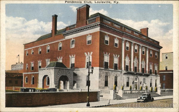 Pendennis Club Louisville KY Postcard