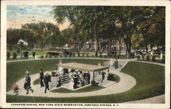 Congress Spring, New York State Reservation Postcard