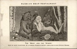 Russian Bear Restaurant Postcard