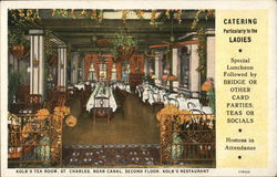 Kolb's Tea Room, Kolb's Restaurant New Orleans, LA Postcard Postcard Postcard