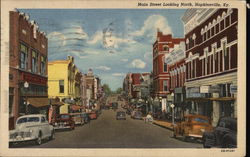 Main Street Looking North Hopkinsville, KY Postcard Postcard Postcard