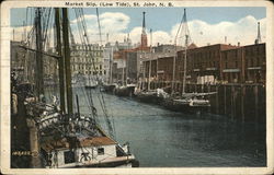 Market Slip (Low Tide) Postcard