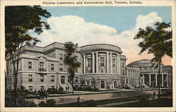 Physics Laboratory and Convocation Hall Postcard