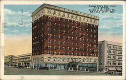 City's New Hotel, The Stats, Twelfth & Wyandotte Sts. Kansas City, MO Postcard Postcard Postcard