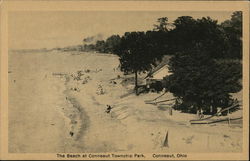 The Beach at Conneaut Township Park Ohio Postcard Postcard Postcard