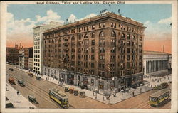 Hotel Gibbons, Third and Ludlow Sts. Dayton, OH Postcard Postcard Postcard