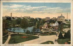 View of Soldier's Home Postcard