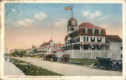 Rockaway & Ocean Hotels Postcard