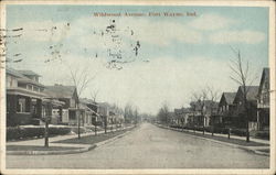 Wildwood Avenue Fort Wayne, IN Postcard Postcard Postcard