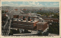 Bird's Eye View of General Electric Co. Plant, East of Broadway Postcard