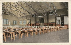 Dining Room, Wisconsin State Prison Postcard