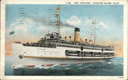 Str. "Catalina", Catalina, California Steamers Postcard Postcard Postcard