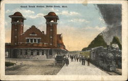 Grand Trunk Station Postcard