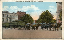 Load of Almonds Stockton, CA Postcard Postcard Postcard