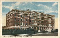 General Hospital Nurses' Home Cincinnati, OH Postcard Postcard Postcard