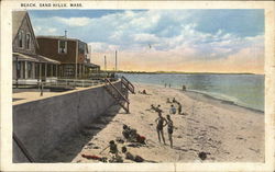 Beach, Sand Hills Scituate, MA Postcard Postcard Postcard