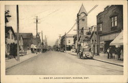 King Street Looking East Postcard