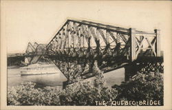 The Quebec Bridge Canada Postcard Postcard Postcard