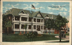 Keller Memorial Hospital Postcard