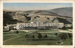 Mammoth Hotel, Yellowstone Park Postcard