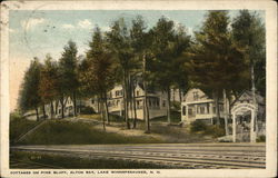 Cottages on Pine Bluff Lake Winnipesaukee, NH Postcard Postcard Postcard