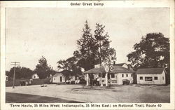 Ceder Crest Camp Terre Haute, IN Postcard Postcard Postcard