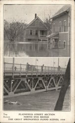 Plainfield Street Section, North End Bridge Postcard