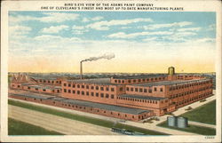 Bird's Eye View of the Adams Paint Company Cleveland, OH Postcard Postcard Postcard