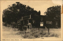 Public School Arden, ON Canada Ontario Postcard Postcard Postcard