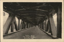 Traffic Road, High Level Bridge Edmonton, AB Canada Alberta Postcard Postcard Postcard