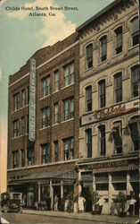 Childs Hotel, South Broad Street Atlanta, GA Postcard Postcard Postcard