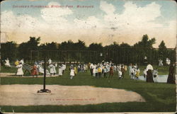 Children's Playground, Mitchell PArk Postcard