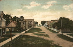 Cleveland St. Looking Over the Gulf from Depot Postcard