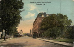 Orange Avenue Looking South Orlando, FL Postcard Postcard Postcard