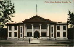 Public School Building Postcard