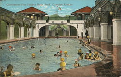 Govenment Hot Sulphur Bath Postcard