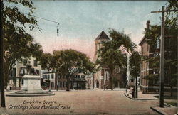 Longfellow Square Portland, ME Postcard Postcard Postcard