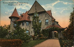 Kilmer Residence, Riverside Drive Postcard