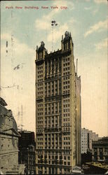 Park Row Building Postcard