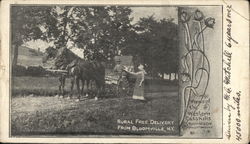 Rural Free Delivery Bloomville, NY Postcard Postcard Postcard